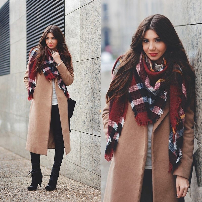 Stole and coat: image for winter