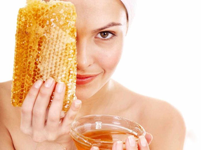 Gezichtsmasker met honing