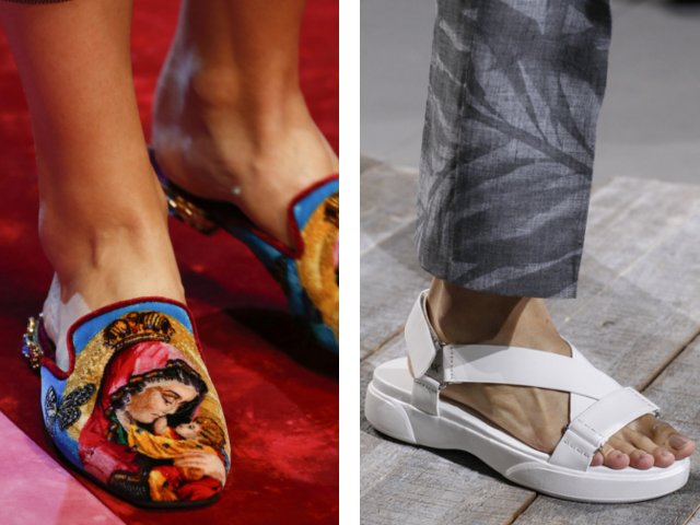 Fasjonable sandaler sommeren 2018: bilder