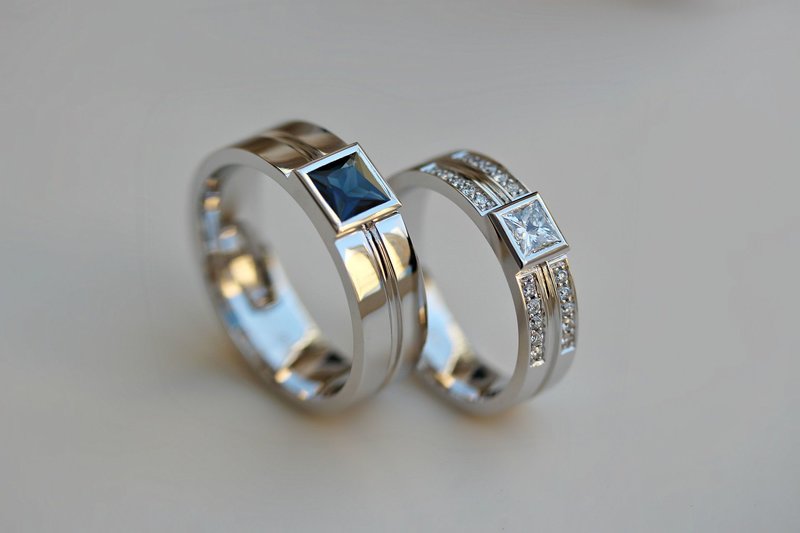 Išskirtiniai vestuviniai deimantiniai žiedai