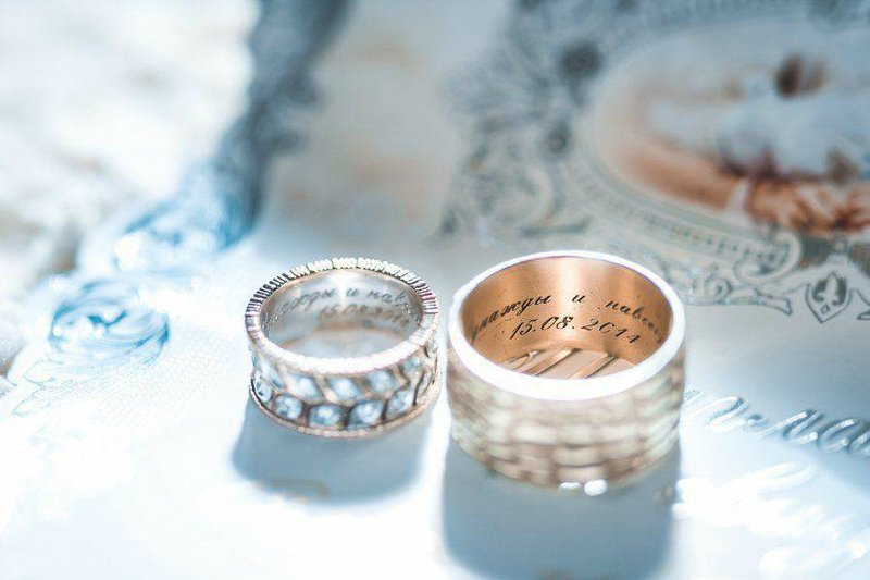 Graviravimas ant vestuvinių žiedų