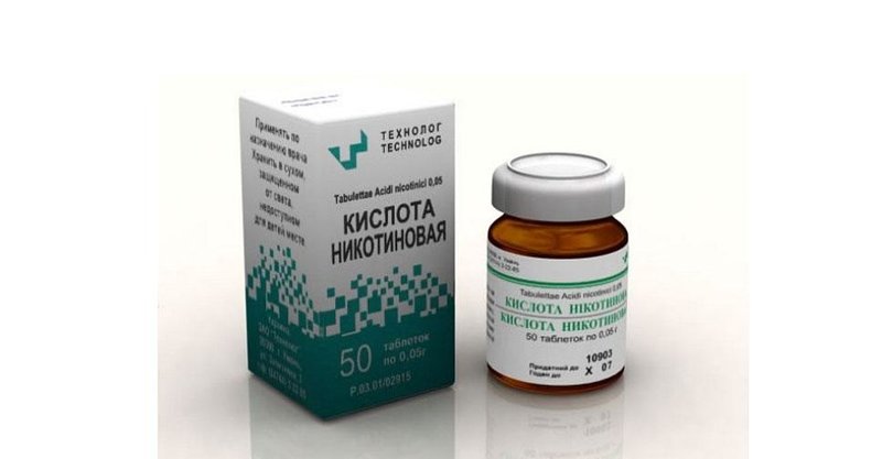 Niacine is beschikbaar in orale tabletten.