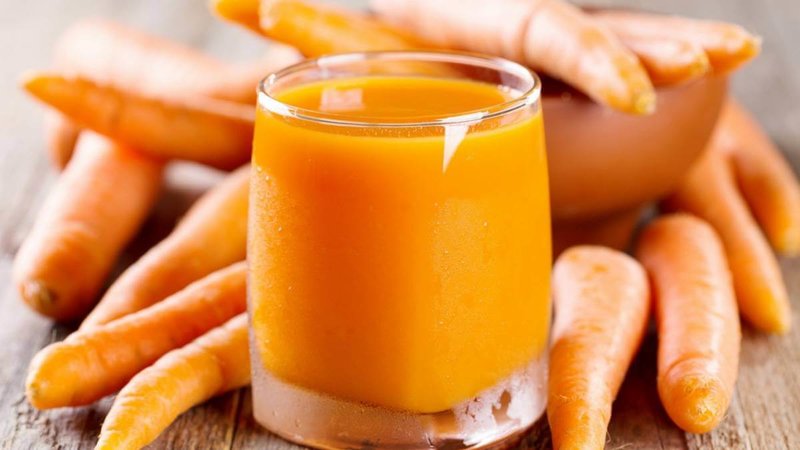 Suc de morcovi pentru fabricarea măștilor