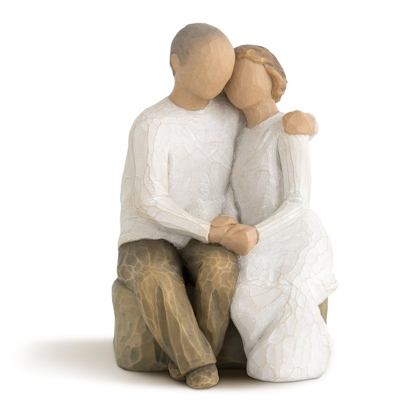 Svatební socha ze dřeva