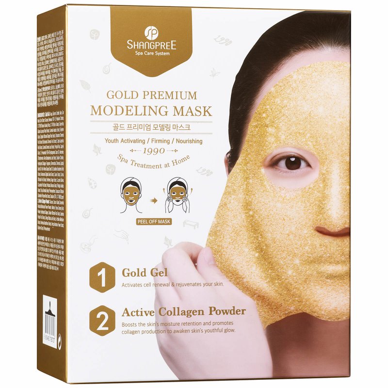 Zlatá kolagenová maska
