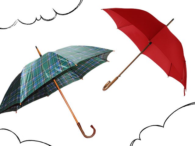 Droom over een paraplu