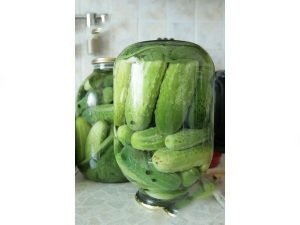Ingelegde komkommers voor de winter