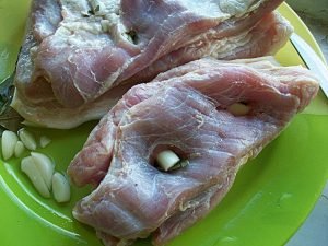 Kepta kiaulienos mėsa (krūtinėlė)