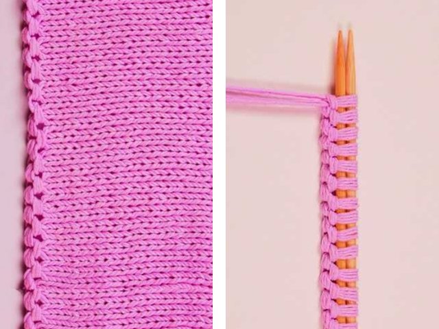 Modul italian de a tricota cusăturile