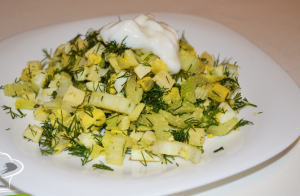 Selleri og egg salat