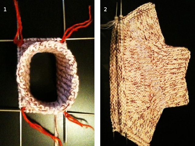 Làm thế nào để đan một chiếc áo phía trước với kim đan?