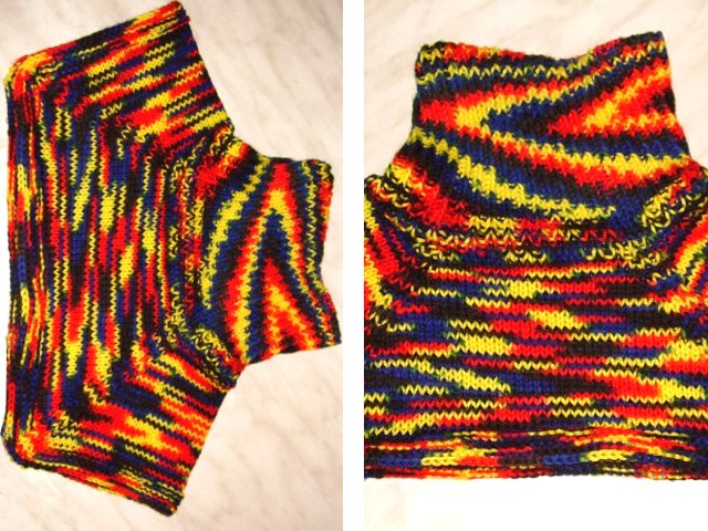 Làm thế nào để đan một chiếc áo phía trước với kim đan?