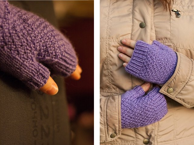 Làm thế nào để đan găng tay với kim đan?
