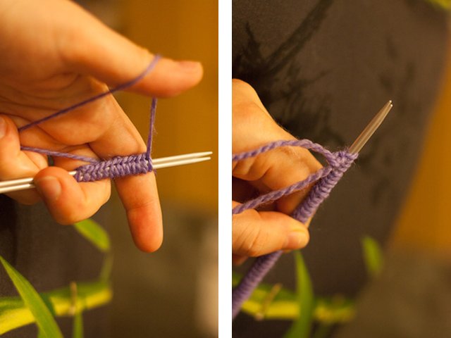 Làm thế nào để đan găng tay với kim đan?