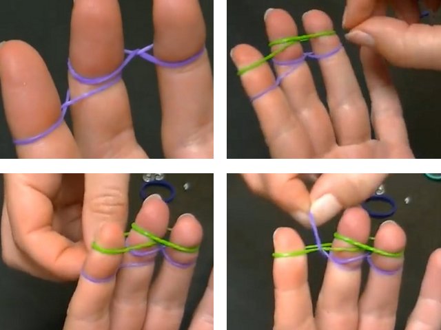 Comment tisser des bracelets en gomme: tutoriels photos et vidéos