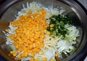 Salată chineză de varză și porumb