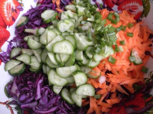 Salade de chou rouge