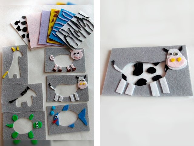 DIY filtleksaker med mönster för nybörjare