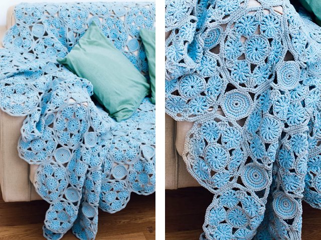 Làm thế nào để móc một tấm trải giường bằng tay của chính bạn