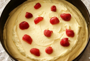 Piškotový koláč s tvarohovým koláčem: recept