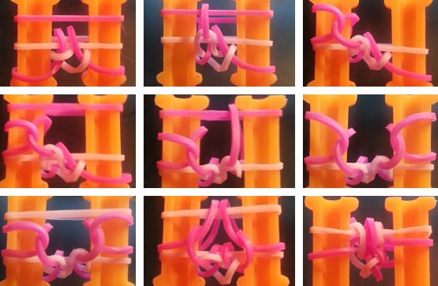 Ako pliesť gumové náramky: fotografické a video návody