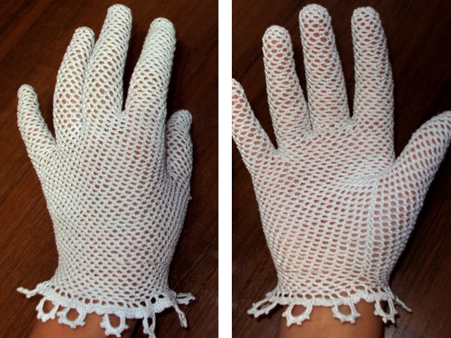 Hur virkar man handskar?