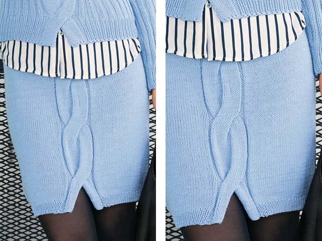 Jak zrobić na drutach spódnicę