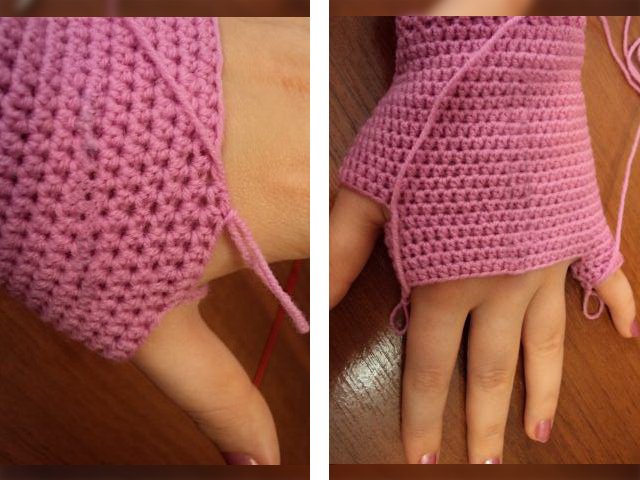 Как да плетете ръкавици с плетене на една кука?