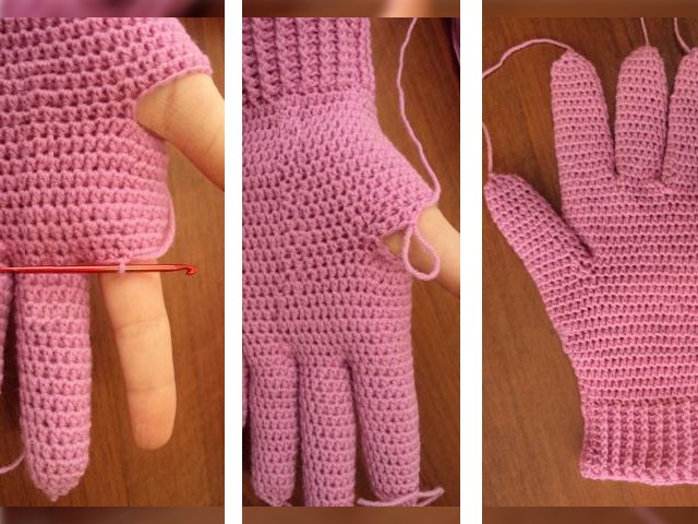 Ako háčkovať rukavice?