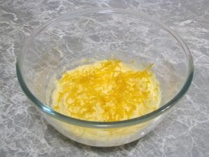 Citronová brusinka koláč