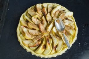 Shortbread Apple Pie with Meringue
