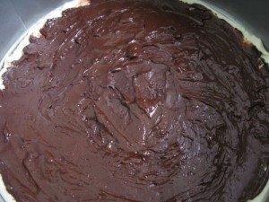 فطيرة الشوكولاته والكمثرى في 15 دقيقة