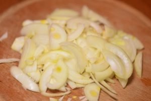 Rask gelépai med kjøtt og poteter