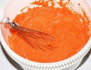 Levegős sárgarépa torta
