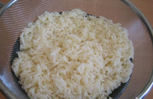 Taartwisseling met champignons, gehakt en rijst