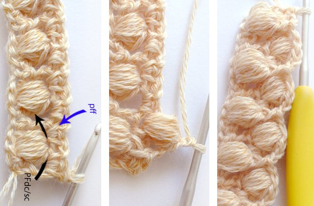 Модел на плетене на една кука: диаграма и описание