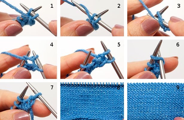 Cách đan hàng dệt kim