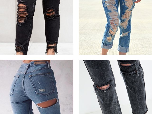 Hur man gör hål och skrapor på jeans?