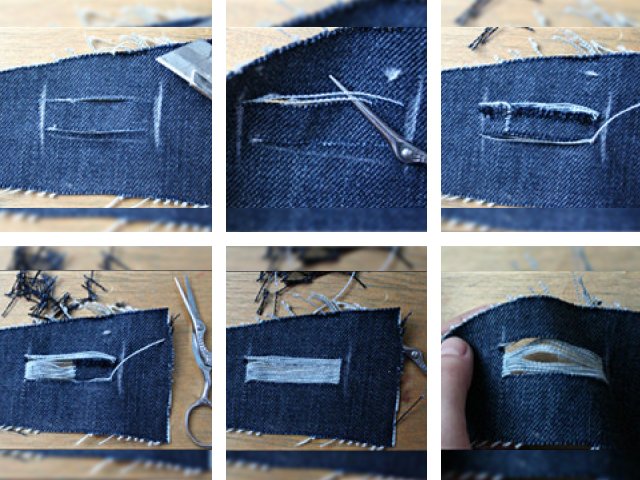 Jak vyrobit díry a škrábance na džínách?