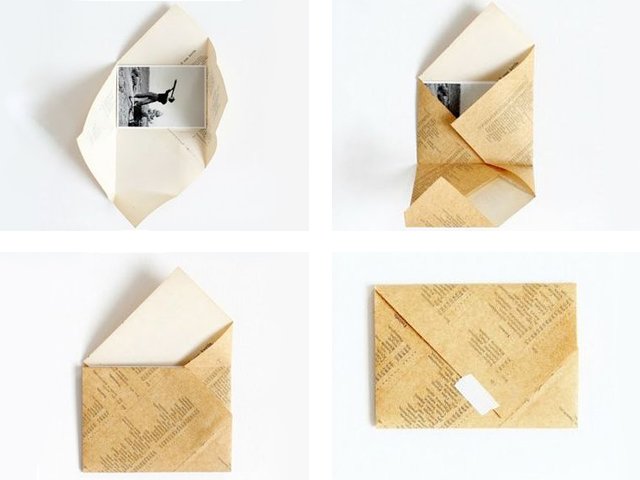 Papierowe koperty DIY: zdjęcia, filmy, instrukcje