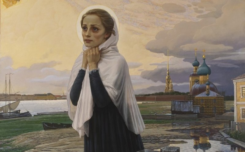 Bønn av St. Xenia i Petersburg