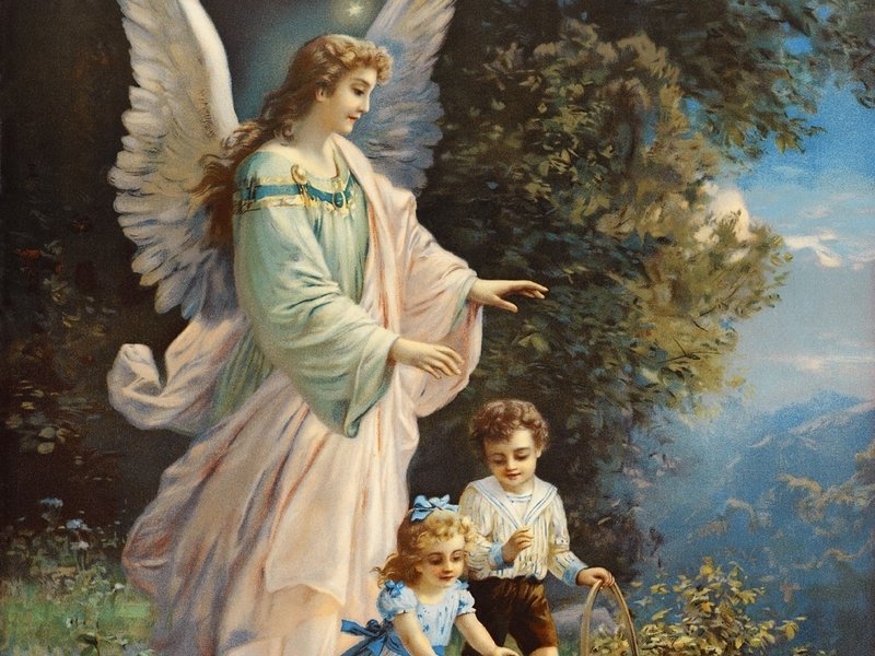 Cầu nguyện cho thiên thần hộ mệnh của đứa trẻ