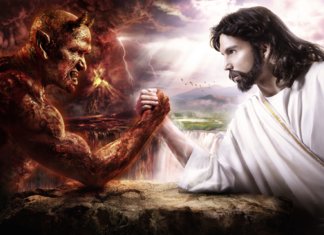 La confrontation de Dieu et du diable