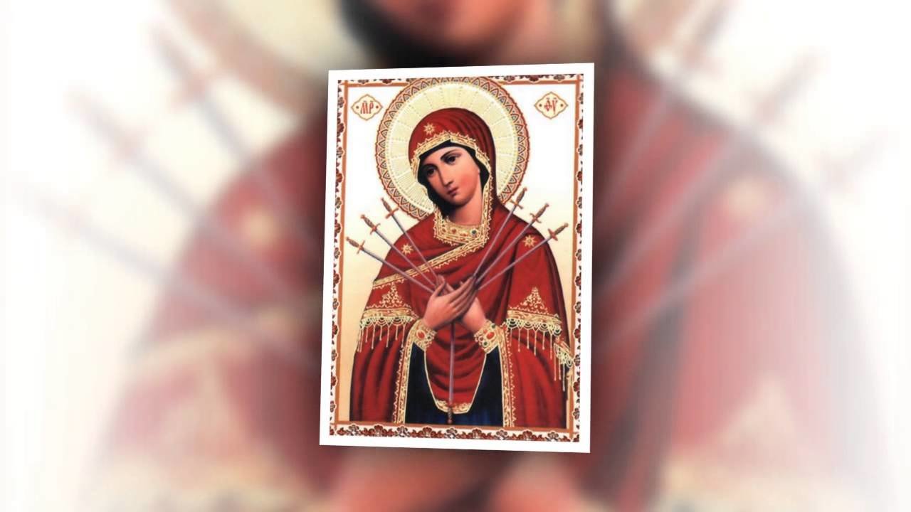 Modlitba k Panne Márii Sedem-Shot za ochranu