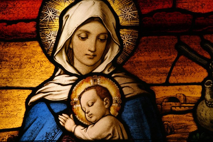De droom van de Heilige Maagd Maria een wonderbaarlijk gebed voor alle redding