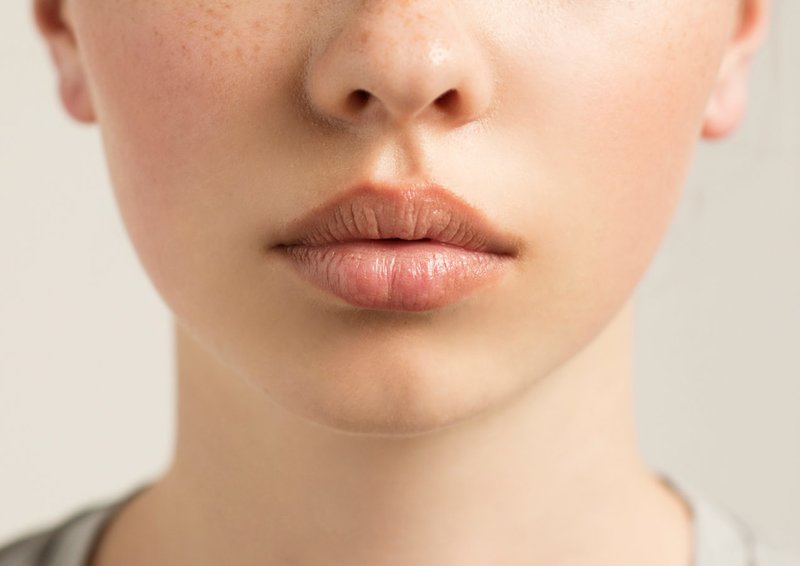 Natuurlijke make-up lippen
