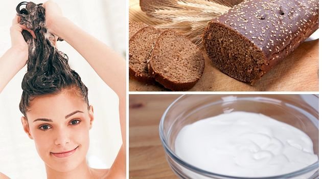 قناع الخبز لتغذية الشعر
