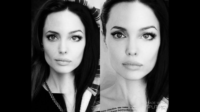 Преобразяване на грим като Анджелина Джоли