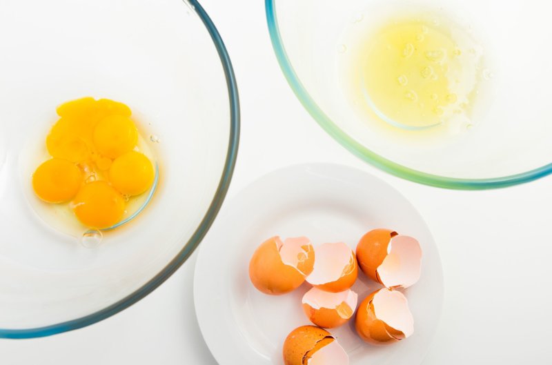 Sammensetninger av masker med eggeplomme
