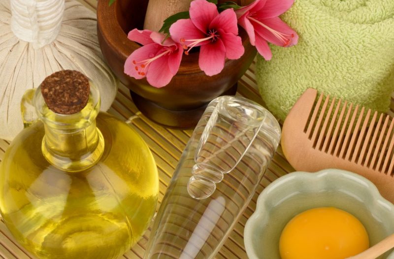 Ingrediente pentru masca cu ulei de măsline